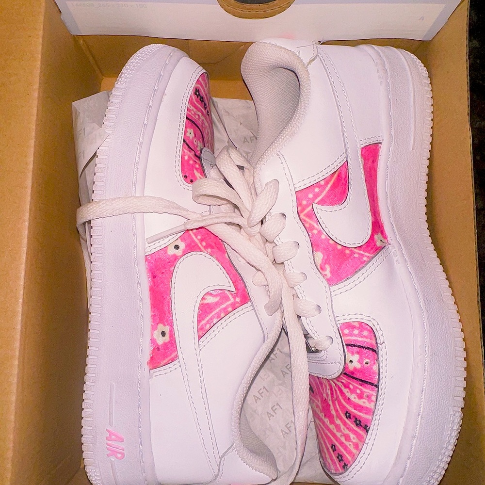 Custom Designed Nike AF1’s Low Tops